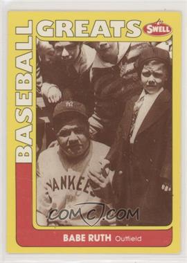 1991 Swell Baseball Greats - [Base] #124 - Babe Ruth