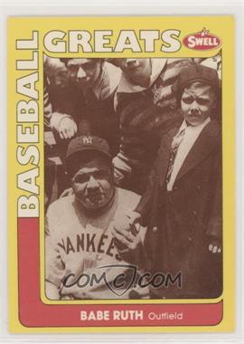 1991 Swell Baseball Greats - [Base] #124 - Babe Ruth