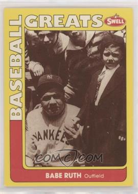 1991 Swell Baseball Greats - [Base] #124 - Babe Ruth