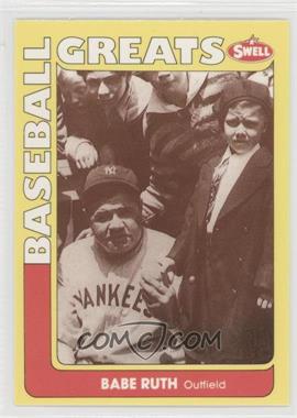 1991 Swell Baseball Greats - [Base] #124 - Babe Ruth