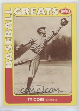 1991 Swell Baseball Greats - [Base] #127 - Ty Cobb