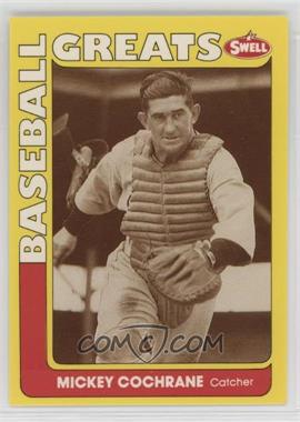 1991 Swell Baseball Greats - [Base] #142 - Mickey Cochrane