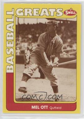 1991 Swell Baseball Greats - [Base] #144 - Mel Ott [EX to NM]