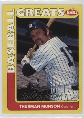 1991 Swell Baseball Greats - [Base] #149 - Thurman Munson