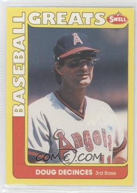 1991 Swell Baseball Greats - [Base] #23 - Doug DeCinces