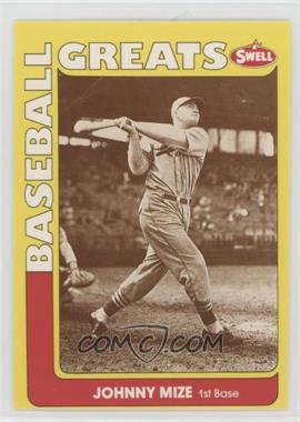 1991 Swell Baseball Greats - [Base] #62 - Johnny Mize