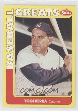 1991 Swell Baseball Greats - [Base] #8 - Yogi Berra