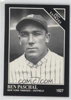 1927 Yankees - Ben Paschal