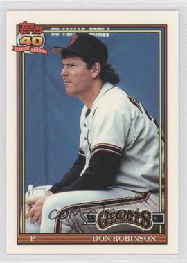 1991 Topps - [Base] - Factory Set Collector's Edition (Tiffany) #104 - Don Robinson