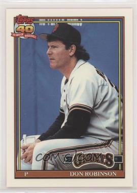 1991 Topps - [Base] - Factory Set Collector's Edition (Tiffany) #104 - Don Robinson