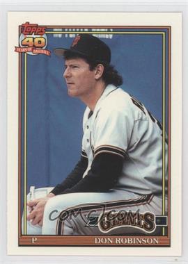 1991 Topps - [Base] - Factory Set Collector's Edition (Tiffany) #104 - Don Robinson