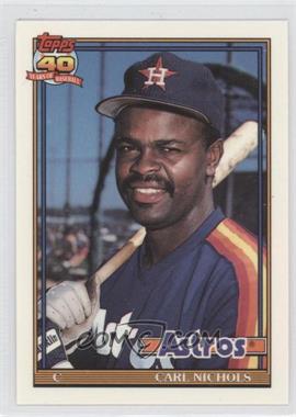 1991 Topps - [Base] - Factory Set Collector's Edition (Tiffany) #119 - Carl Nichols