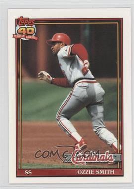 1991 Topps - [Base] - Factory Set Collector's Edition (Tiffany) #130 - Ozzie Smith