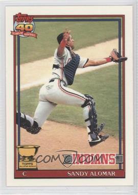 1991 Topps - [Base] - Factory Set Collector's Edition (Tiffany) #165 - Sandy Alomar Jr.