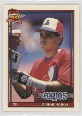 1991 Topps - [Base] - Factory Set Collector's Edition (Tiffany) #182 - Junior Noboa