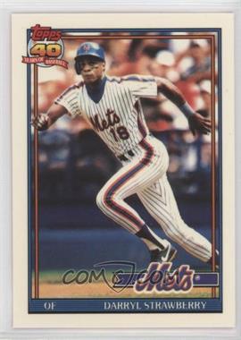 1991 Topps - [Base] - Factory Set Collector's Edition (Tiffany) #200 - Darryl Strawberry