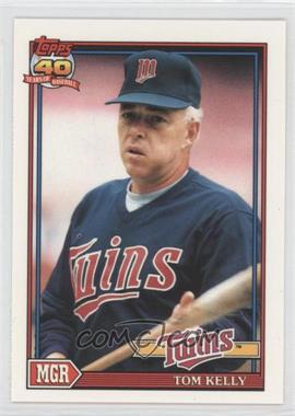 1991 Topps - [Base] - Factory Set Collector's Edition (Tiffany) #201 - Team Leaders - Tom Kelly