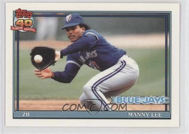 1991 Topps - [Base] - Factory Set Collector's Edition (Tiffany) #297 - Manny Lee