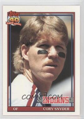 1991 Topps - [Base] - Factory Set Collector's Edition (Tiffany) #323 - Cory Snyder