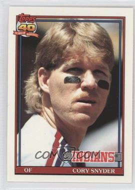 1991 Topps - [Base] - Factory Set Collector's Edition (Tiffany) #323 - Cory Snyder