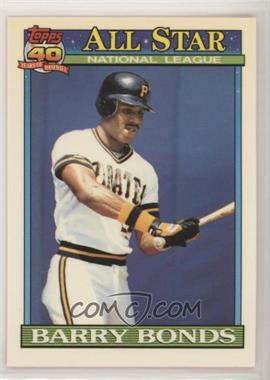 1991 Topps - [Base] - Factory Set Collector's Edition (Tiffany) #401 - All-Star - Barry Bonds