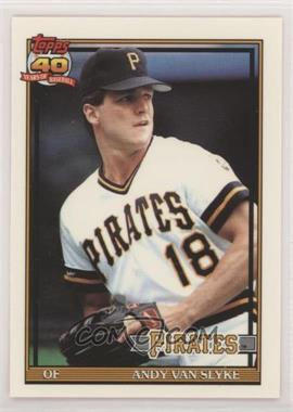 1991 Topps - [Base] - Factory Set Collector's Edition (Tiffany) #425 - Andy Van Slyke