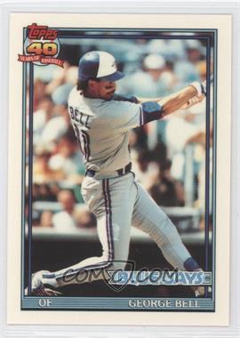 1991 Topps - [Base] - Factory Set Collector's Edition (Tiffany) #440 - George Bell