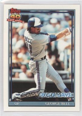 1991 Topps - [Base] - Factory Set Collector's Edition (Tiffany) #440 - George Bell