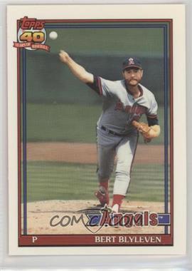 1991 Topps - [Base] - Factory Set Collector's Edition (Tiffany) #615 - Bert Blyleven