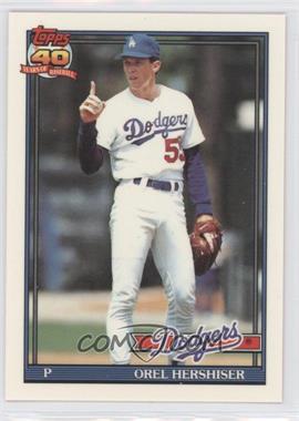 1991 Topps - [Base] - Factory Set Collector's Edition (Tiffany) #690 - Orel Hershiser