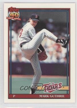 1991 Topps - [Base] - Factory Set Collector's Edition (Tiffany) #698 - Mark Guthrie