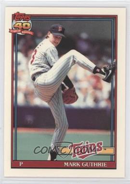 1991 Topps - [Base] - Factory Set Collector's Edition (Tiffany) #698 - Mark Guthrie