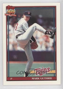 1991 Topps - [Base] - Factory Set Collector's Edition (Tiffany) #698 - Mark Guthrie