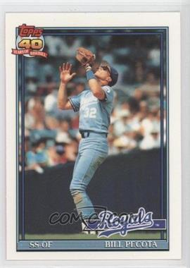 1991 Topps - [Base] - Factory Set Collector's Edition (Tiffany) #754 - Bill Pecota