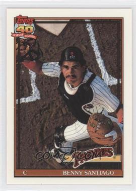 1991 Topps - [Base] - Factory Set Collector's Edition (Tiffany) #760 - Benny Santiago