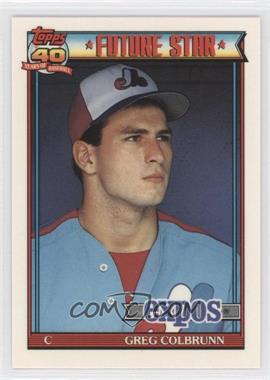 1991 Topps - [Base] - Factory Set Collector's Edition (Tiffany) #91 - Future Star - Greg Colbrunn