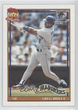 1991 Topps - [Base] - Operation Desert Shield #133 - Greg Briley