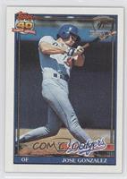 Jose Gonzalez (Billy Bean pictured batting)