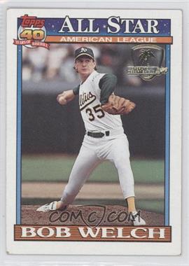 1991 Topps - [Base] - Operation Desert Shield #394 - All-Star - Bob Welch [Noted]