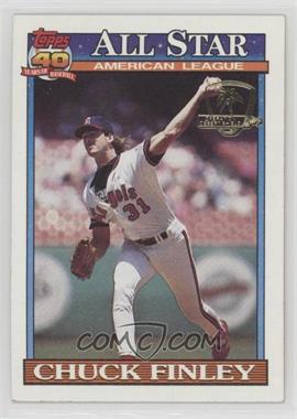 1991 Topps - [Base] - Operation Desert Shield #395 - All-Star - Chuck Finley