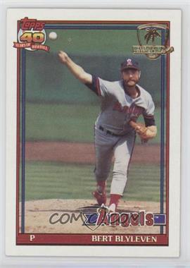 1991 Topps - [Base] - Operation Desert Shield #615 - Bert Blyleven