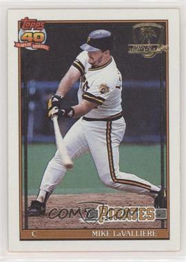 1991 Topps - [Base] - Operation Desert Shield #665 - Mike LaValliere