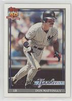 Don Mattingly (B* Before Copyright; Barely Visible Topps 40th Anniversary Logo;…