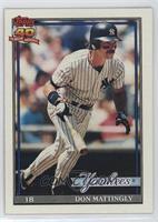 Don Mattingly (B* Before Copyright; Barely Visible Topps 40th Anniversary Logo;…