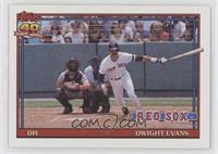 Dwight Evans (No Diamond after 162 in 82; Barely Visible 40th Anniversary Logo)