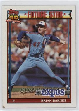 1991 Topps - [Base] #211 - Future Star - Brian Barnes [EX to NM]