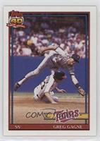 Greg Gagne (A* Before Copyright; Barely Visible Topps 40th Anniversary Logo)