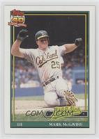 Mark McGwire (SLG 618, Barely Visible 40th Anniversary Logo) [EX to N…
