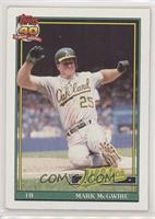 Mark McGwire (SLG 618, Barely Visible 40th Anniversary Logo)