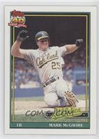 Mark McGwire (SLG 618, Barely Visible 40th Anniversary Logo)